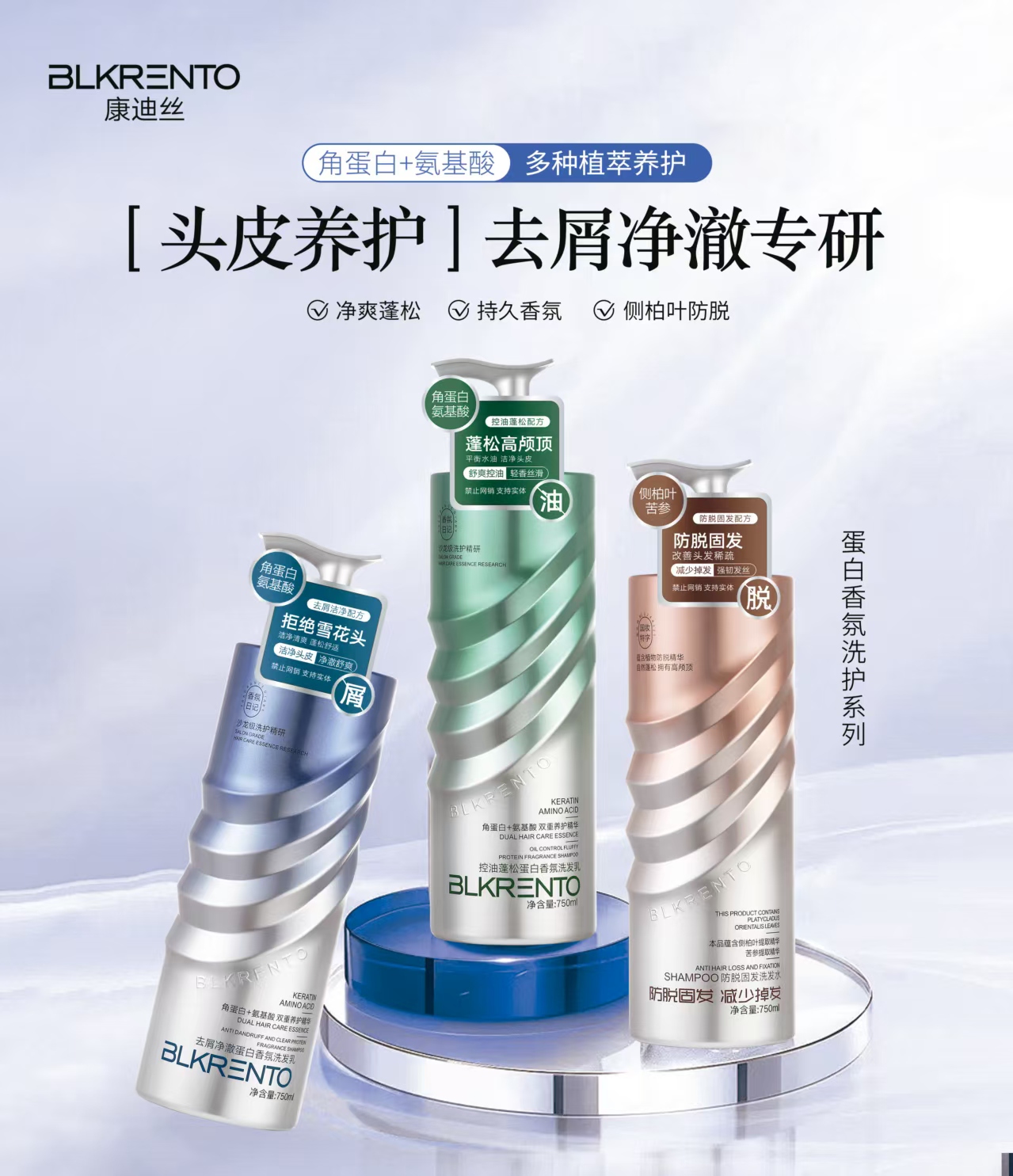 BLKRENTO Protein Hair Care Range