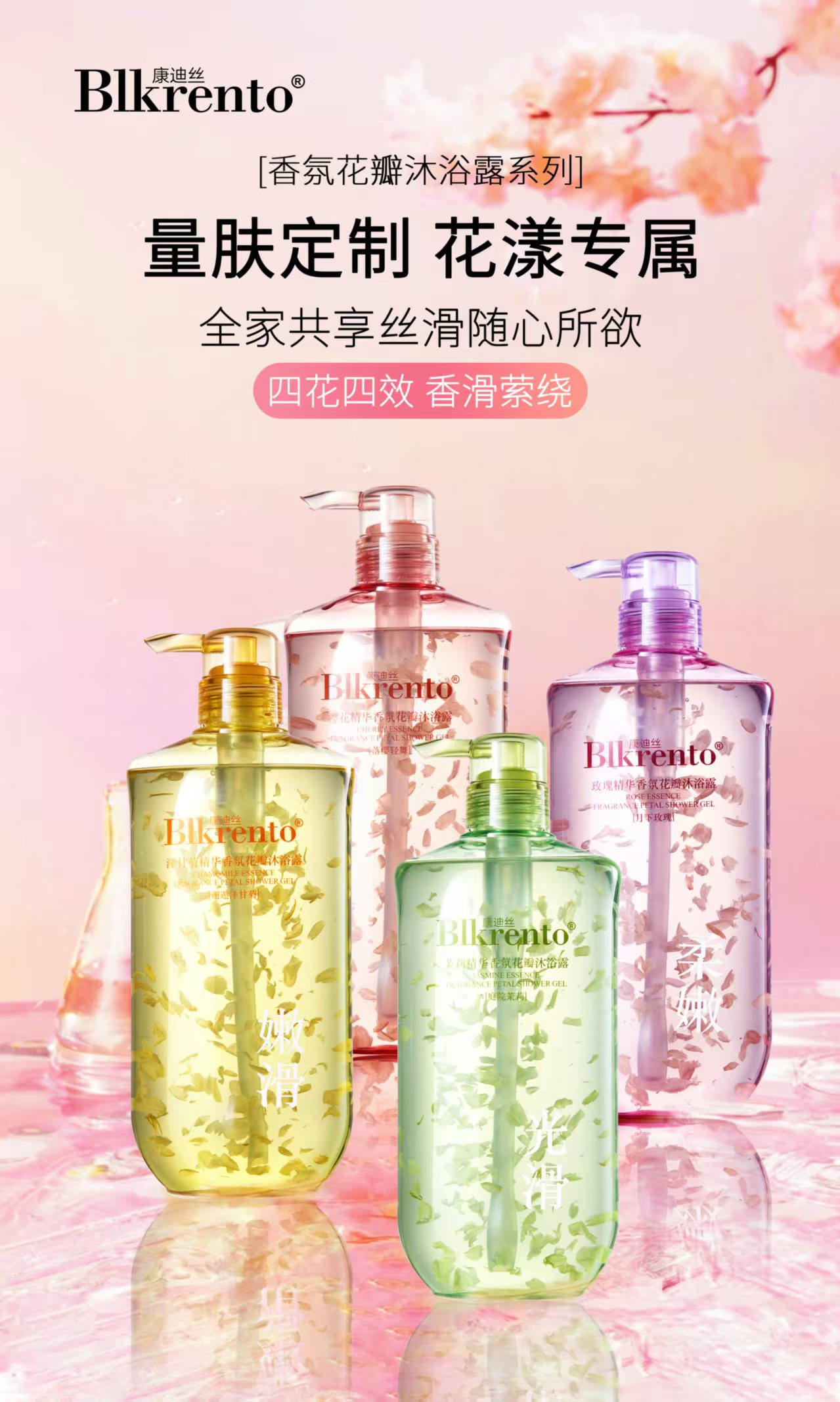 BLKRENTO Garden Petal Body Wash