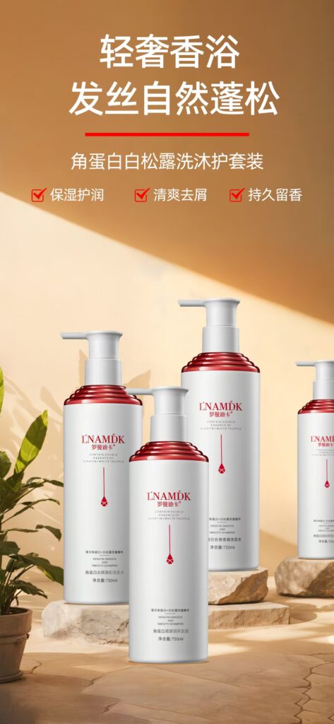 LNAMDK Keratin Shampoo and Conditioner