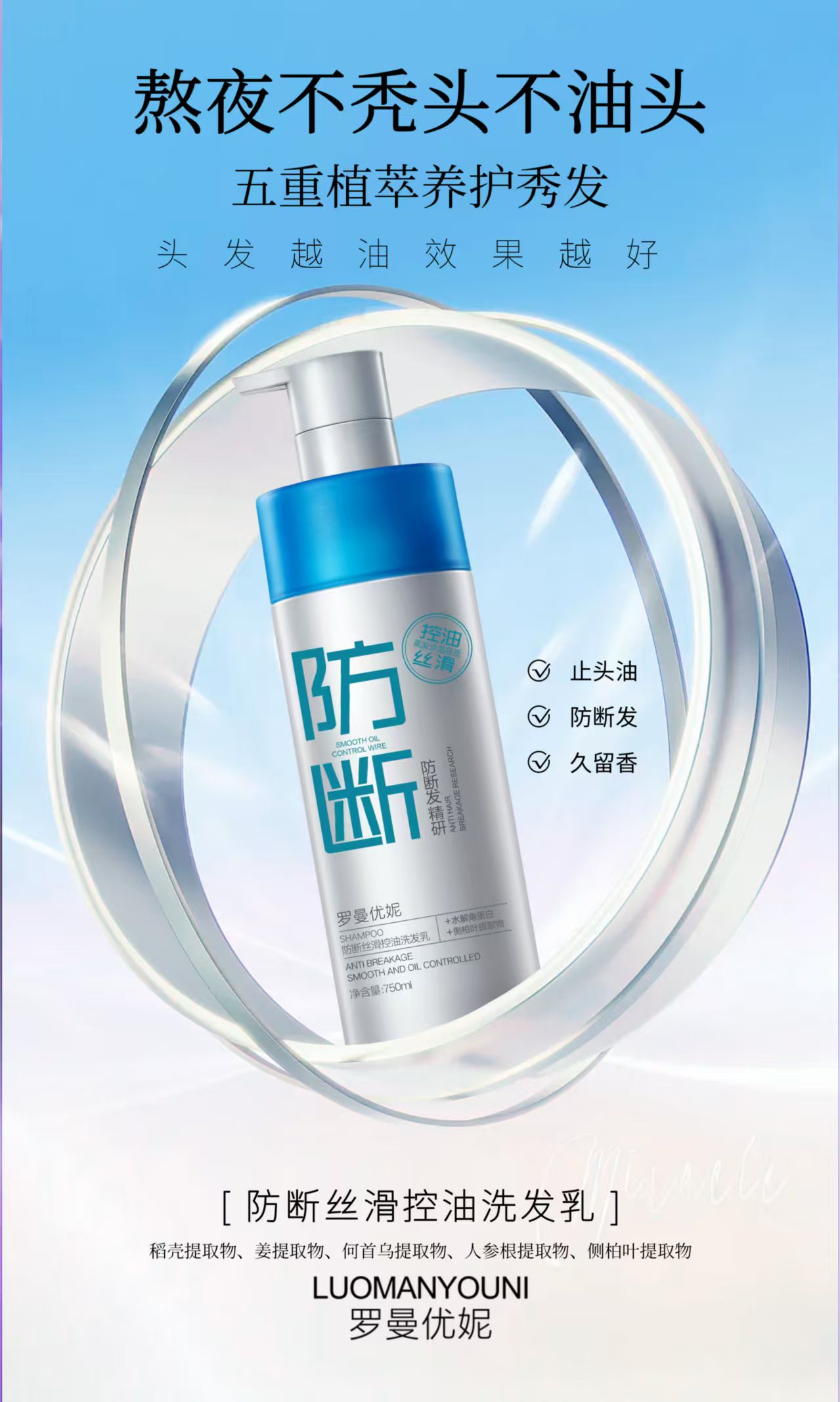 LUOMANYOUNI Protein Shampoo Collection